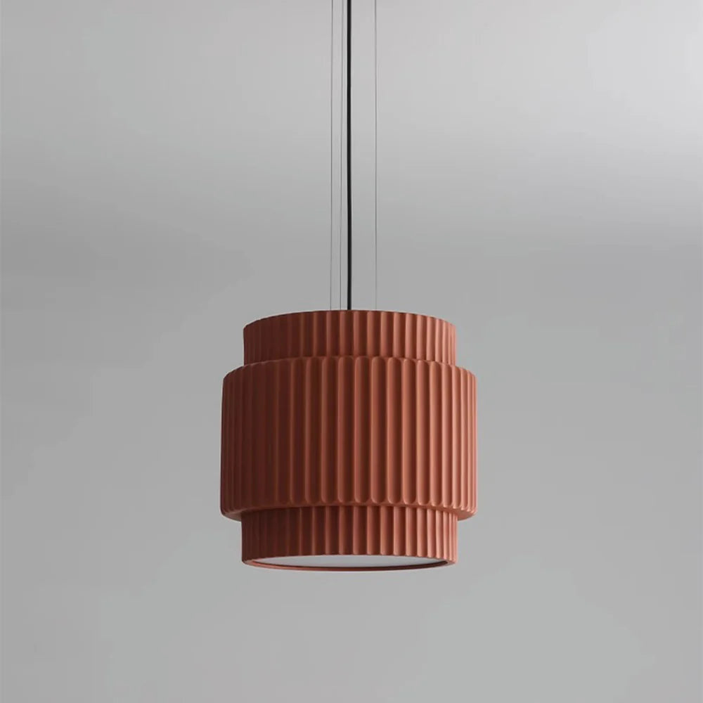 Sleek Bauhaus Resin Drop Light