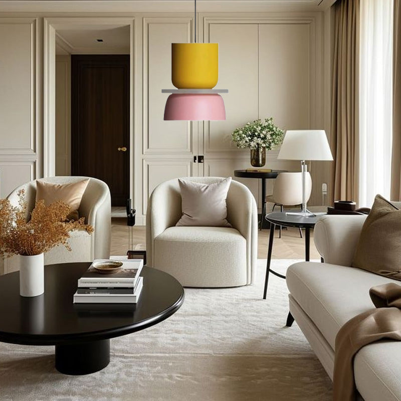 Nordic Simple Macaron Acrylic Chandelier