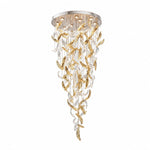 Glass Feathers Flying Chandelier — Modern LED Statement Pendant for Dining & Living Rooms