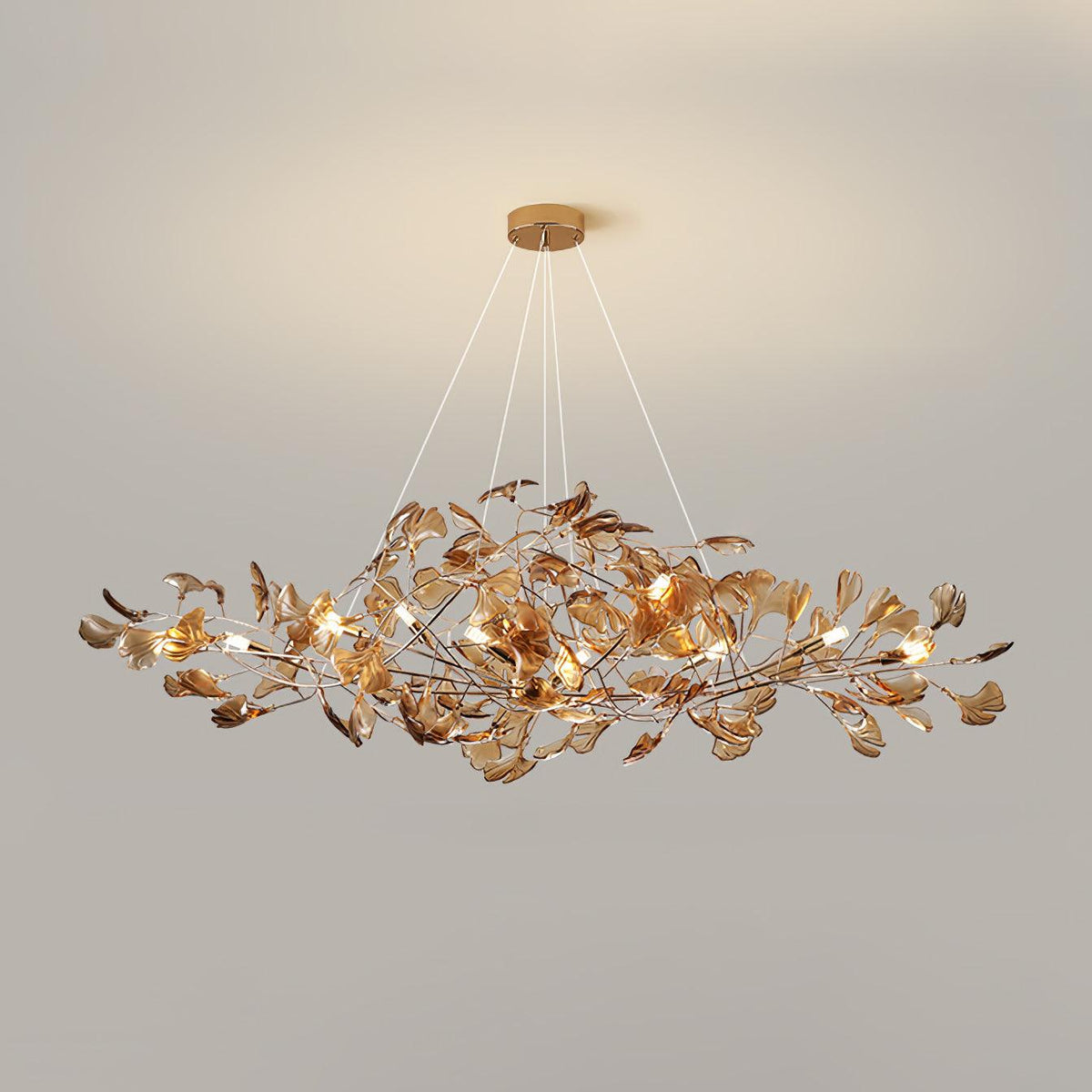 Auraleaf Acrylic Chandelier