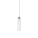 Sleek Tube Glass Pendant Light