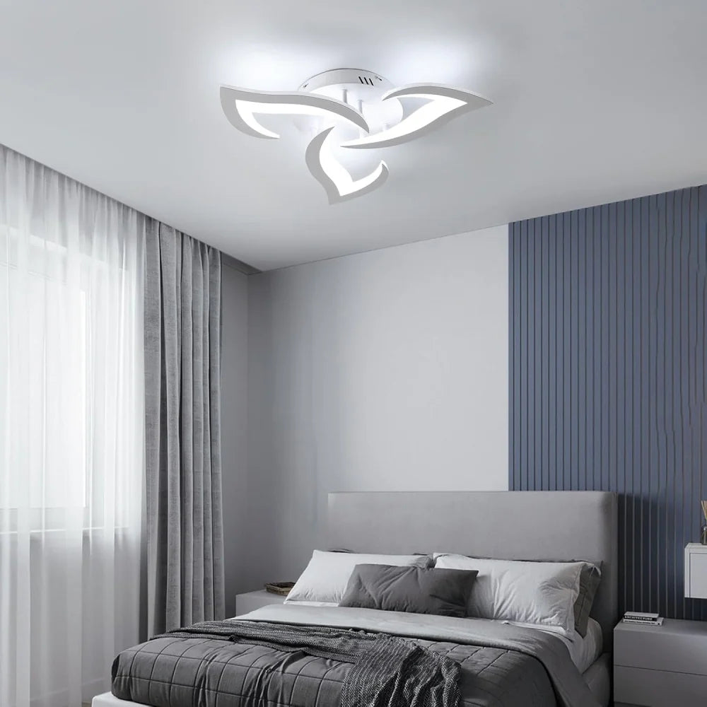 Modern Minimalist Elegant And Warm Led Ceiling Lamp For Living Room