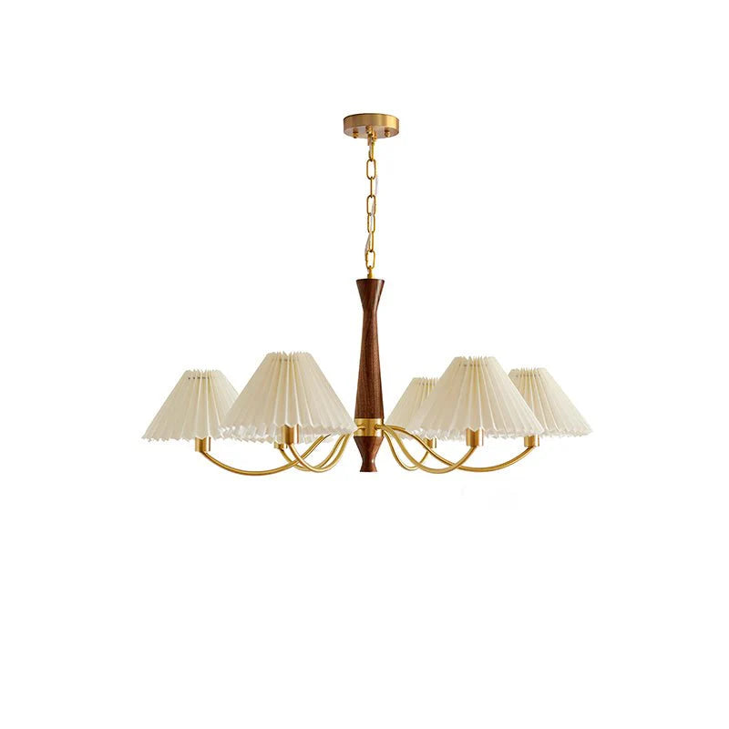 Pleated Elegance Chandelier