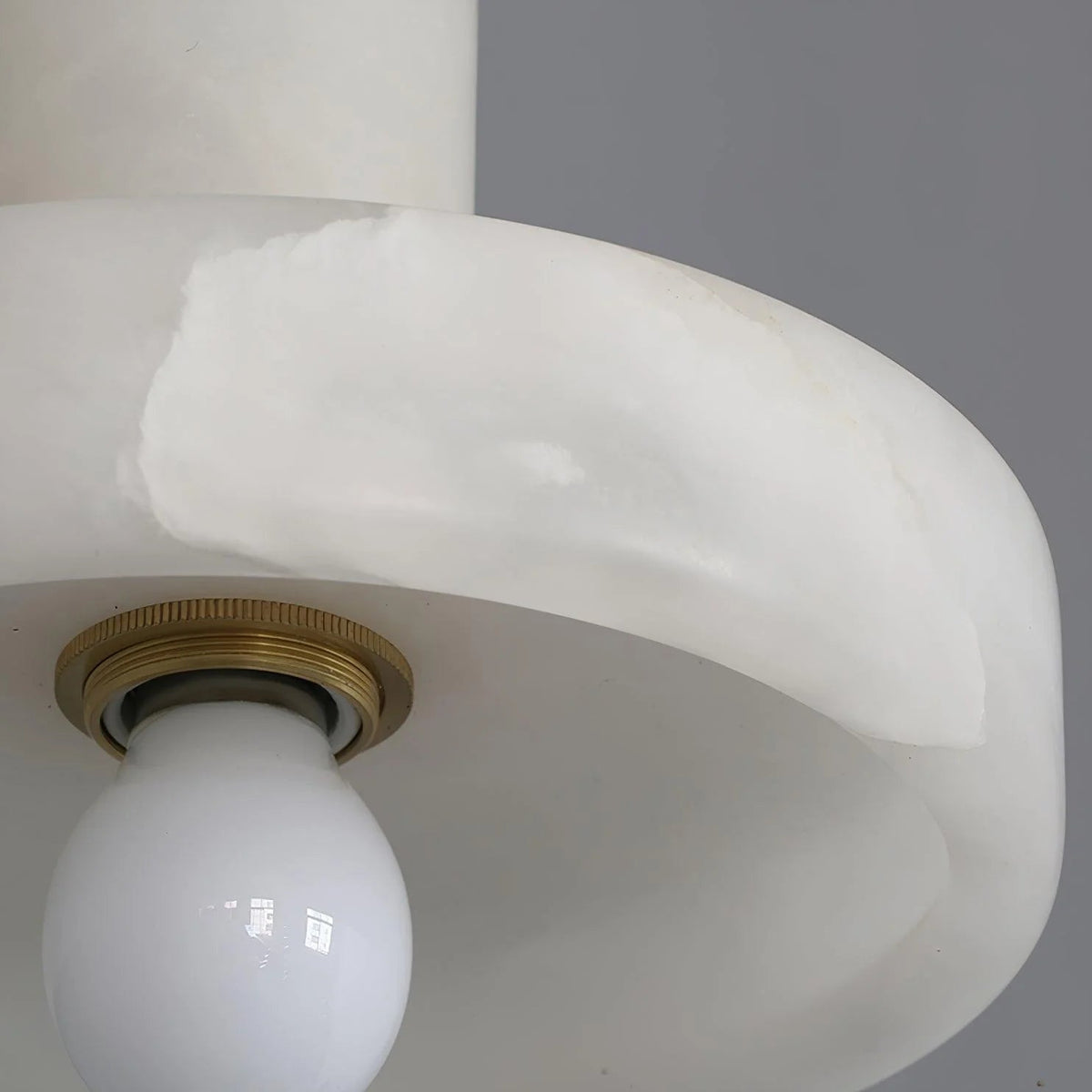 White Marble Pendant Light