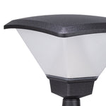 Modern Outdoor Bollard Light – Minimalist Black Garden Pathway Lamp