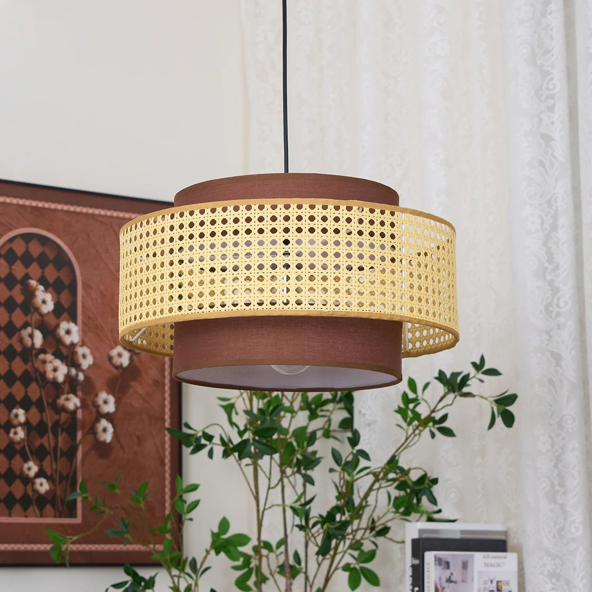 Minimalist Drum Pendant Fixture