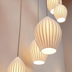 Ribbed Terra Pendant Light