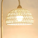 Rattan Bend Floor Lamp