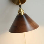 Nostalgic Wooden Wall Light