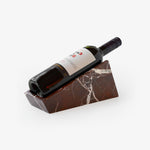 Vino Cantilever Marble Wine Stand – Sculptural Stone Holder for Modern Interiors