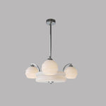 Opaline Art Deco Chandelier 3