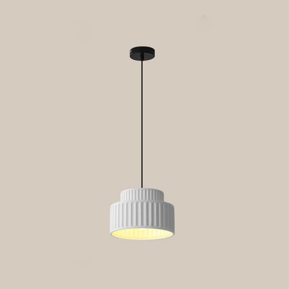 Sleek Bauhaus Resin Drop Light