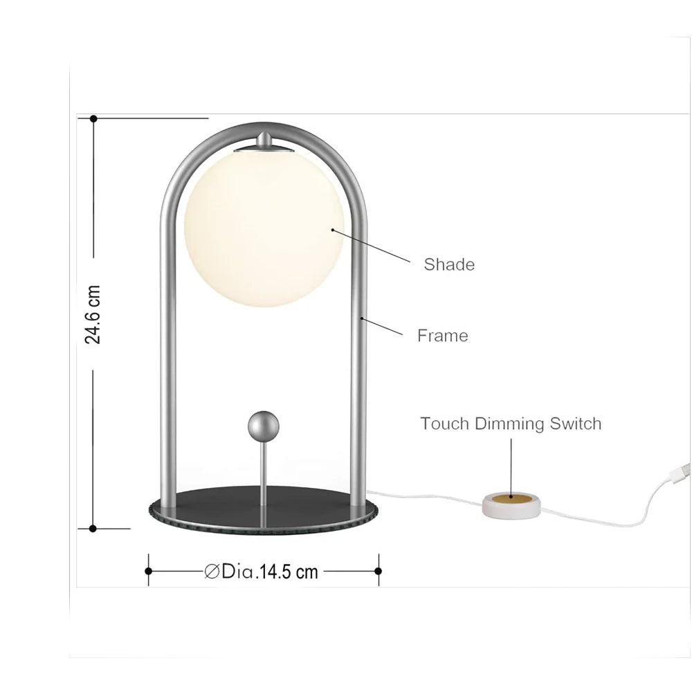 A Modern Cream Style Atmosphere Table Lamp With A Touch Of Luxury