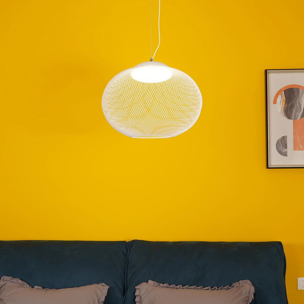Filament Mesh Pendant Light