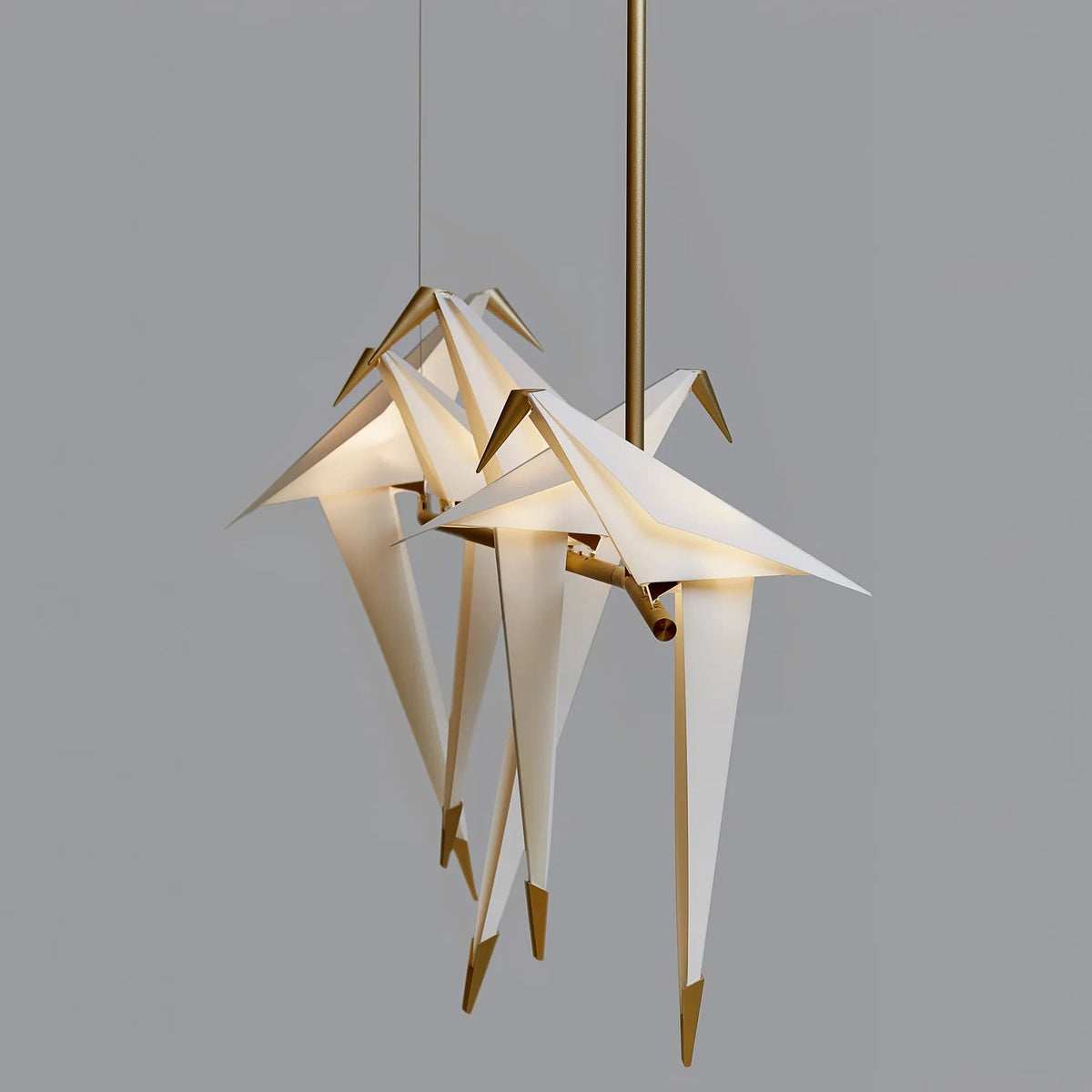 Origami Bird Led Chandelier