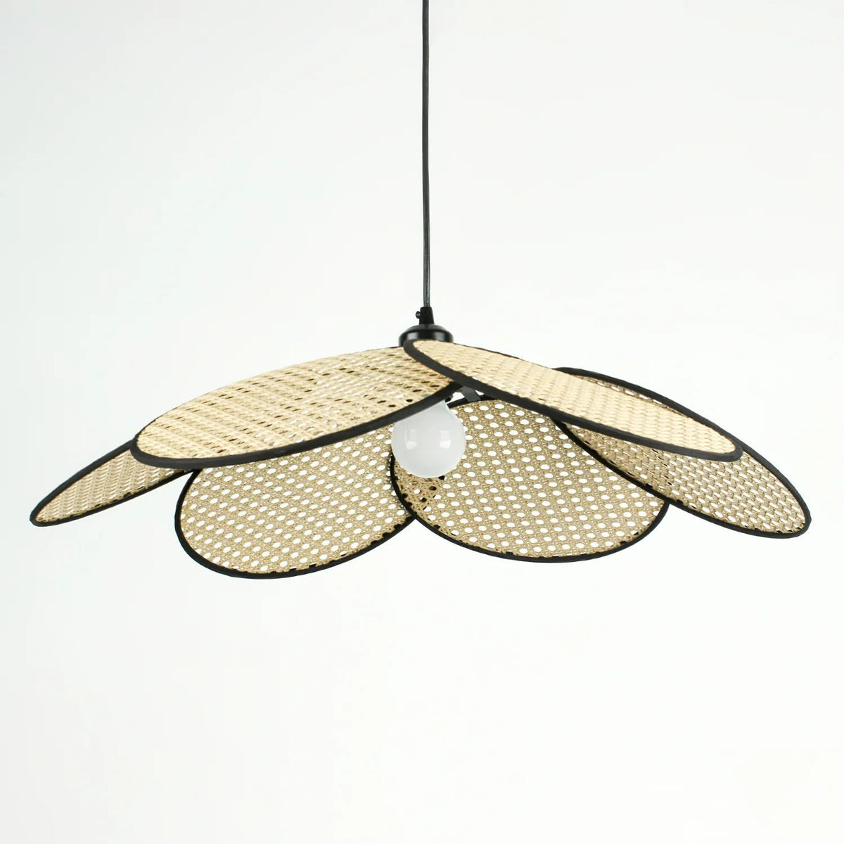 Rattan Bloom Pendant Light