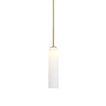 Sleek Tube Glass Pendant Light
