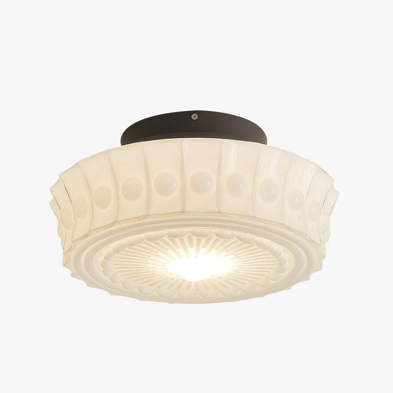 Classic White Round Pendant Lamp