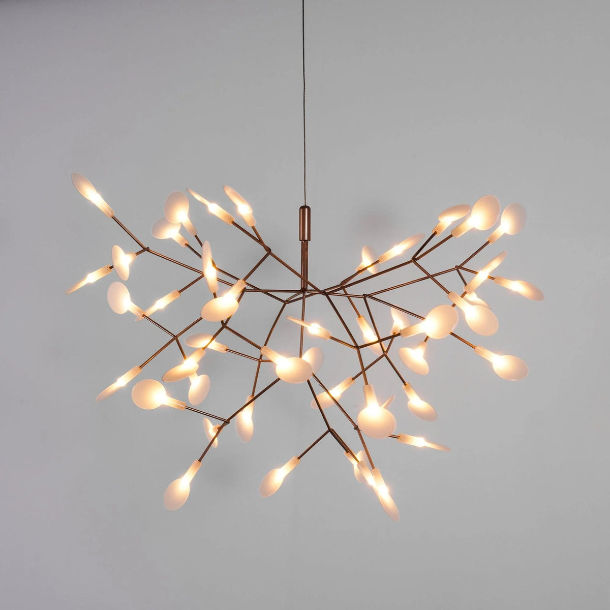 Rose Gold Glow Chandelier