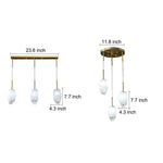 Glass Moleculars Led Chandelier Ha098867