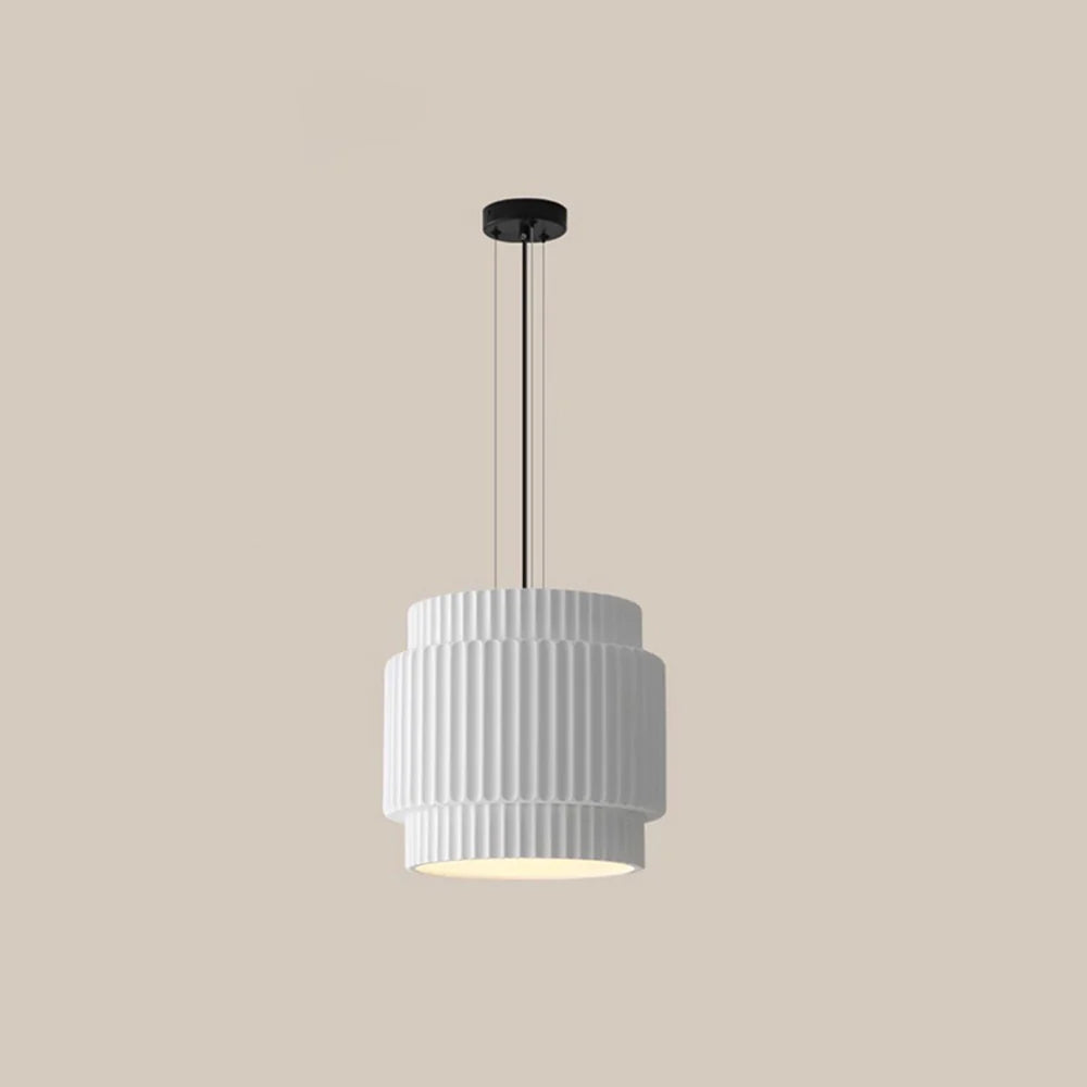 Sleek Bauhaus Resin Drop Light