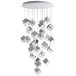 Pyrite chandelier