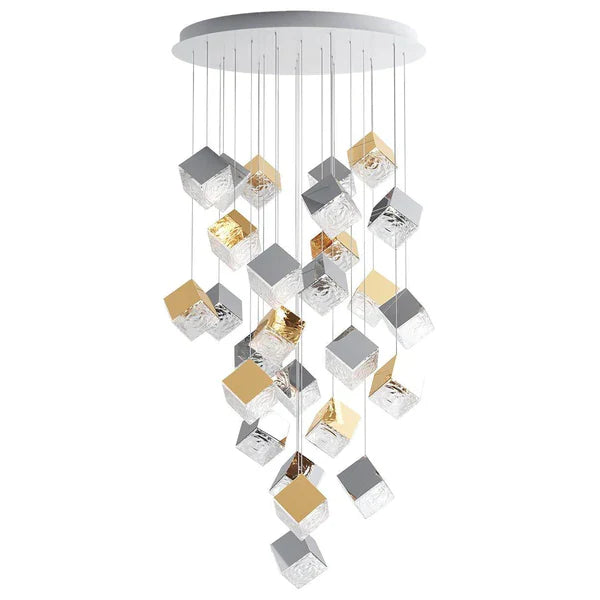 Pyrite chandelier