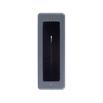 Architectural Recessed Step Light with Vertical LED Strip, Sand Gray Aluminum
