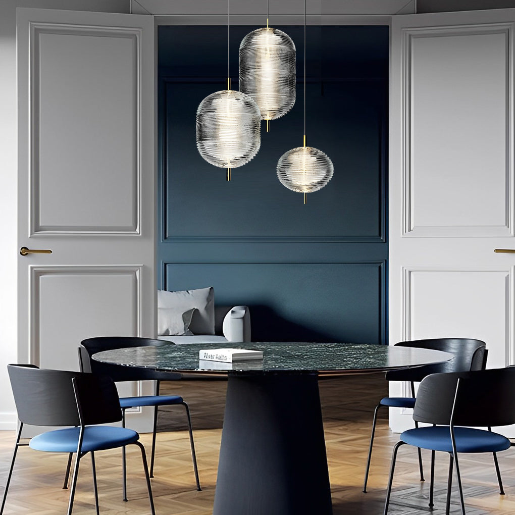 Personality Glass Shade Pendant Lights Ha098861