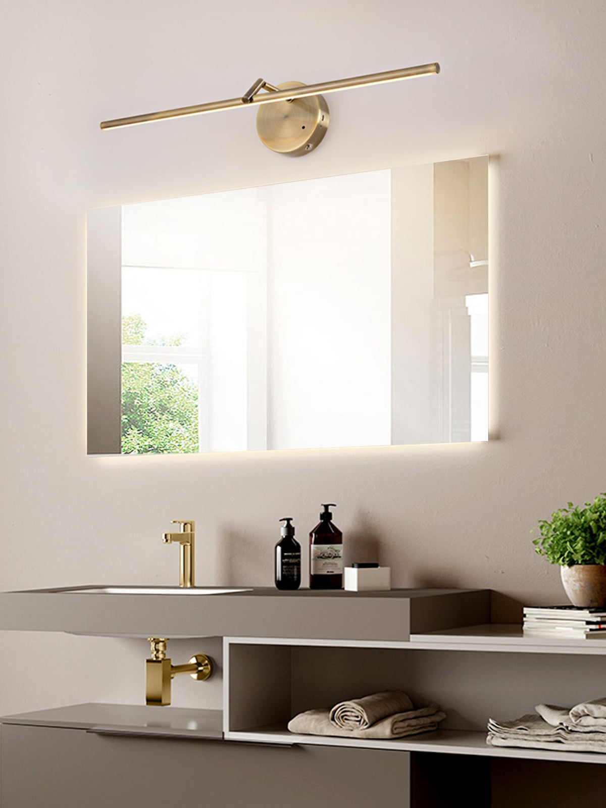 Galleria Slim Rechargeable LED Wall Sconce – Cordless, Dimmable