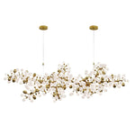 Selene Droplet Chandelier – Hand-Blown Murano Glass Pendant Light