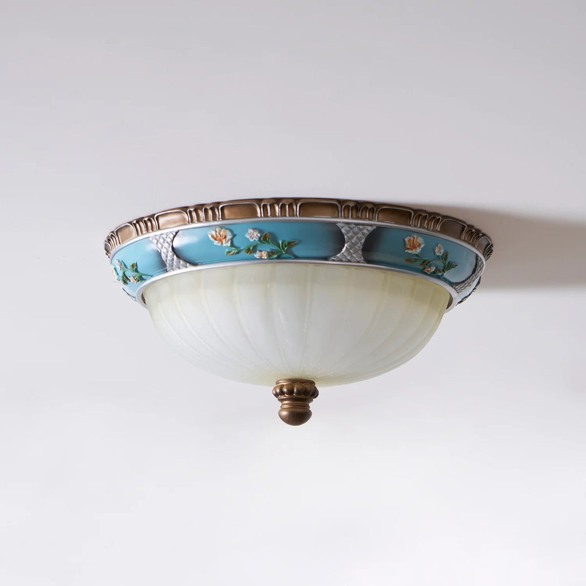 Flower Motif Resin Ceiling Light