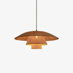 Boho Woven Sunhat Pendant Light