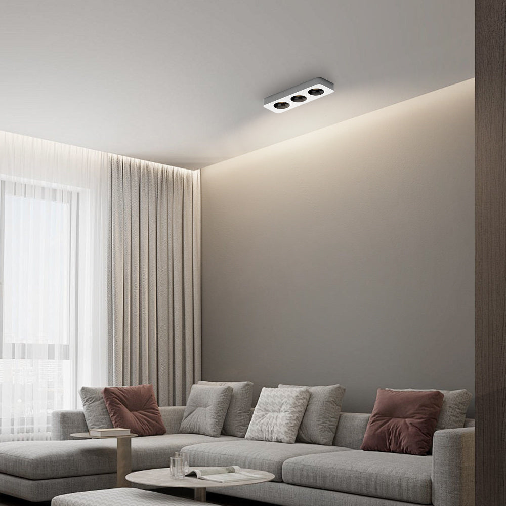Square Led Anti Glare Flush Mount Ceiling Light