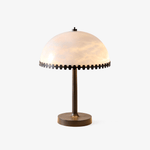 Lunarra Dome Alabaster Table Lamp – Modern Bedside & Living Room Lighting