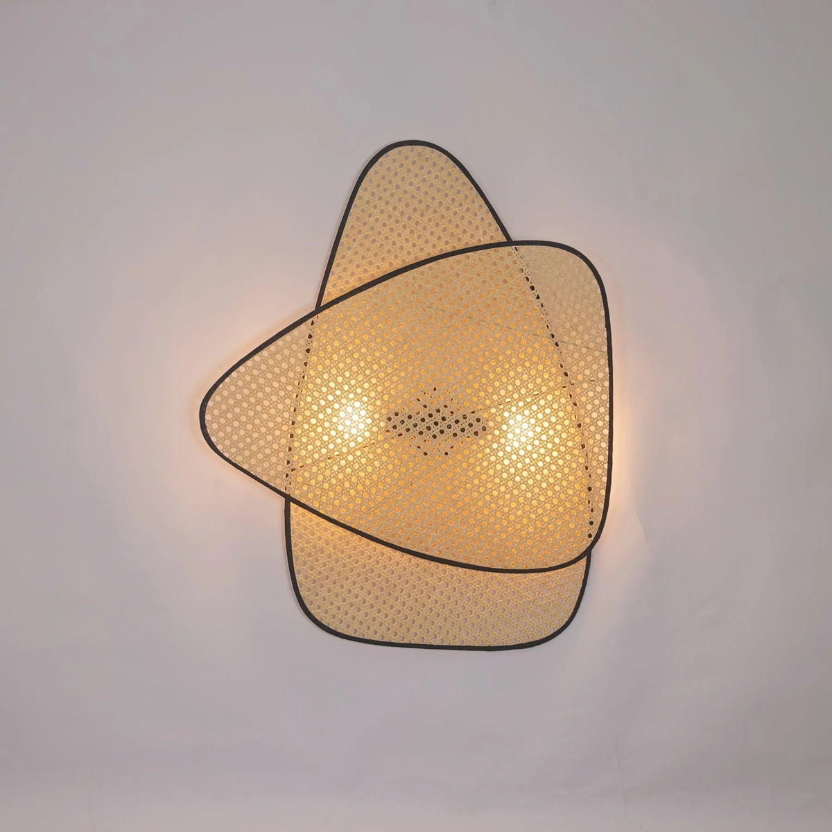 Cane Weave Wall Light