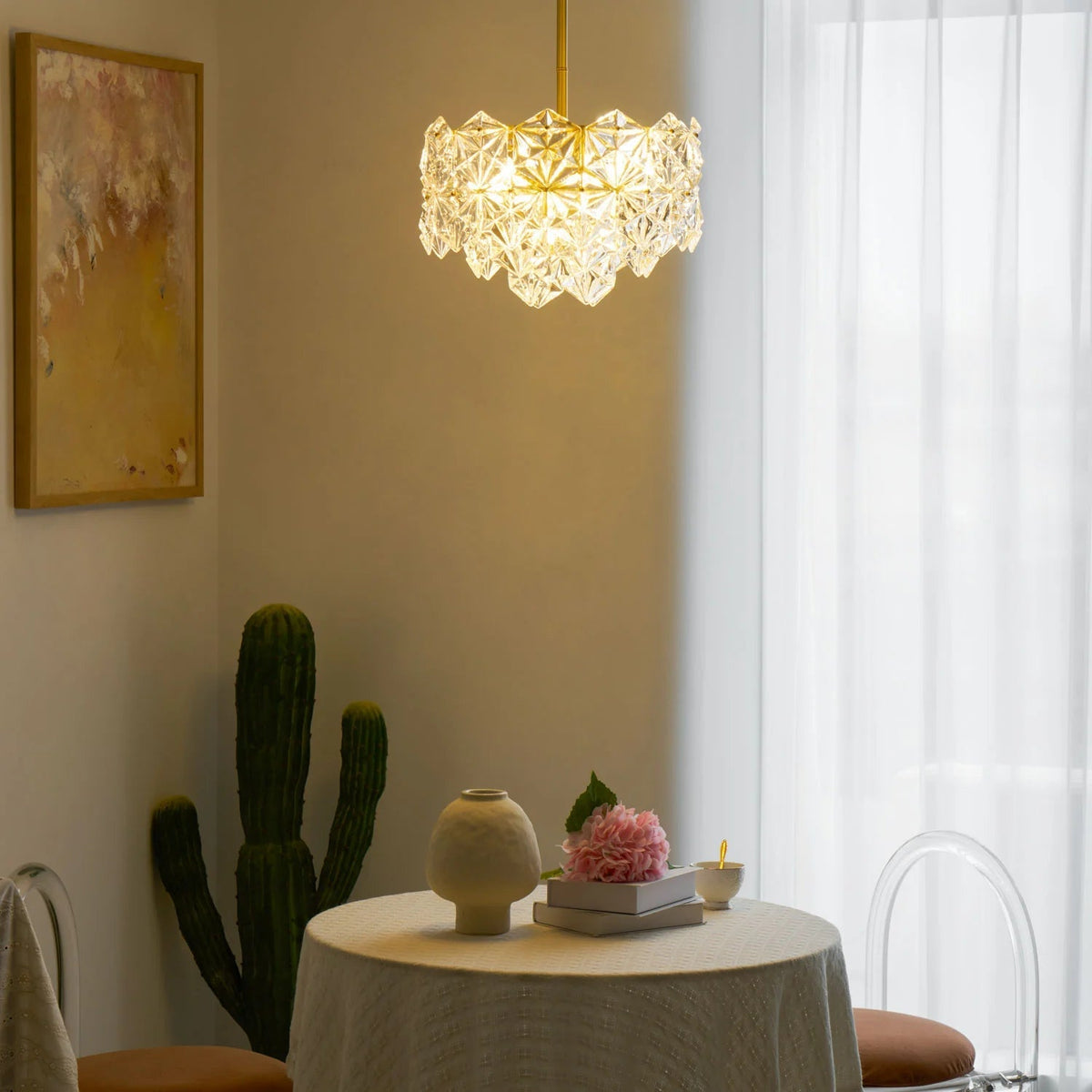 Crystal Frost Chandelier