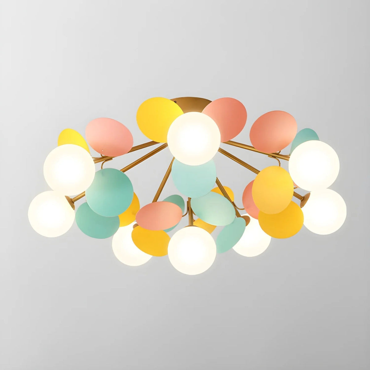Mid Century Macaron Ceiling Light