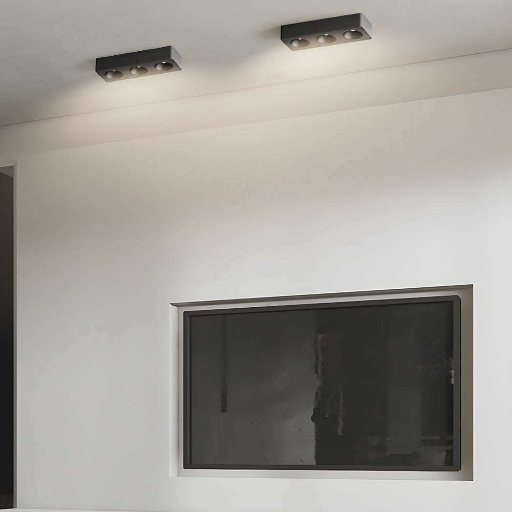 Square Led Anti Glare Flush Mount Ceiling Light