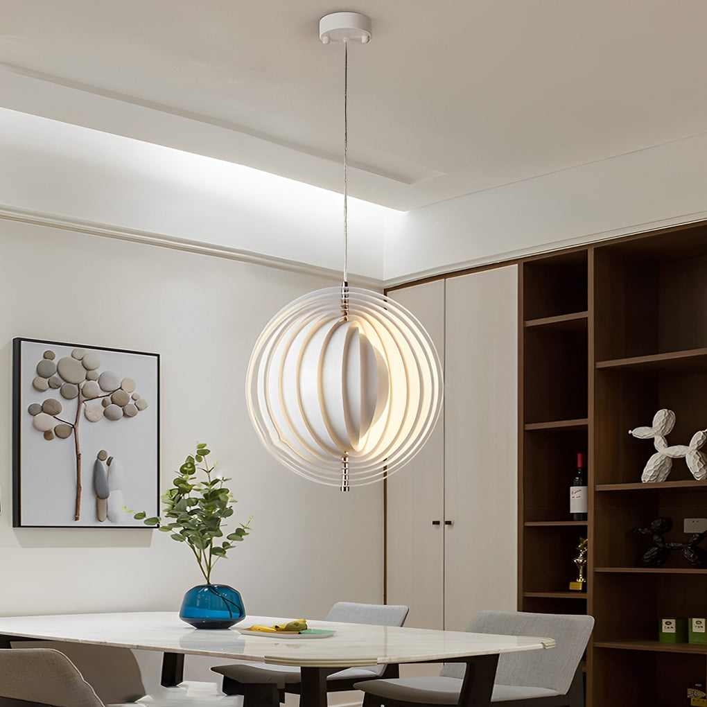 Rotatable White Pendant Lights Ha076521