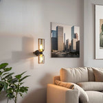 Double Head Glass Wall Light