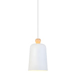 Pleat Box Led Pendant Light 1 Light Black White Aluminum Hanging Lamp