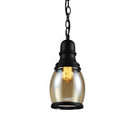 Retro Bottle Industrial Pendant Light Ha098704