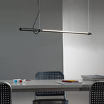 47 2 In Minimalist Black Acrylic Linear Led Pendant Light