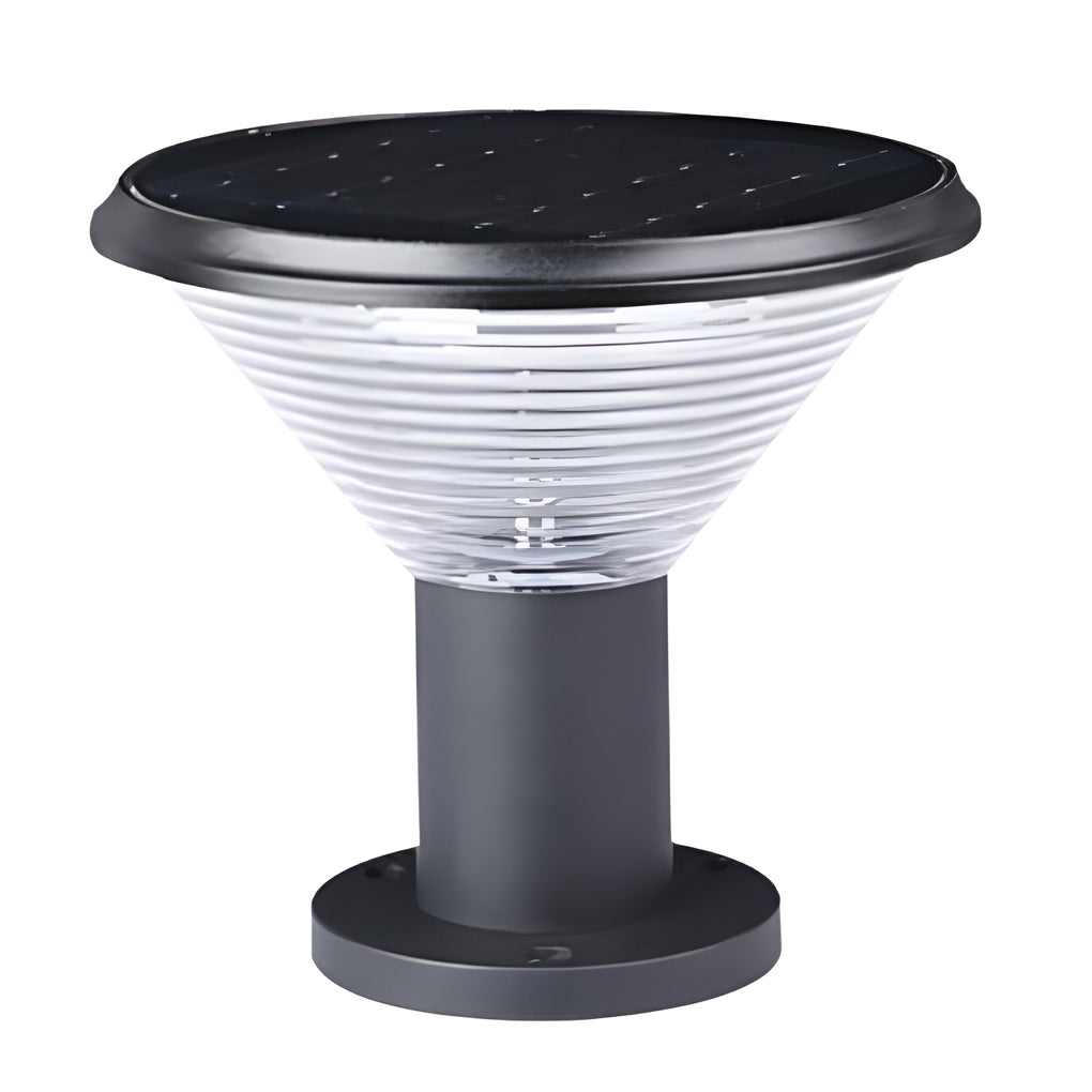 Circular Waterproof Solar Fence Post Lights
