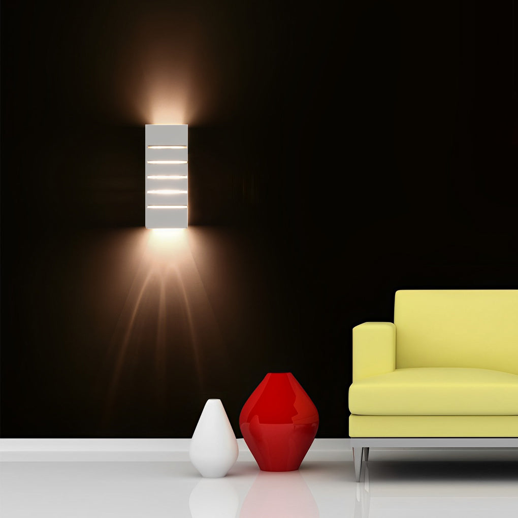 Rectangular Up And Down Wall Light Ha089368