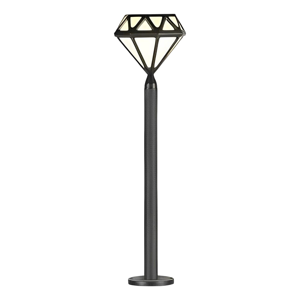 Geometric Black Modern Lawn Lamp Ha077226