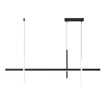 Linear LED Pendant Light with Adjustable Dimming for Modern Interiors