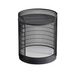 19 Inch Led Open Mesh Outdoor Floor Lamp With Table