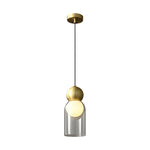 Glass Gourd Creative 3 Step Dimming Copper Luxury Modern Pendant Lights Li002741